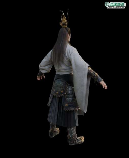 《黑神话》二郎神3D模型欣赏 很酷帅实力强大